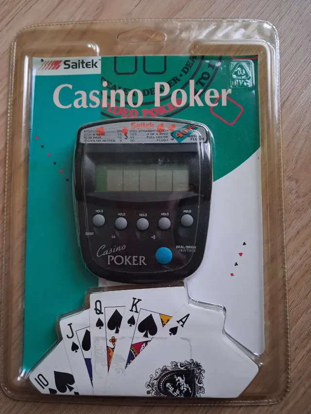 Casino Poker portátil Saitek vintage
