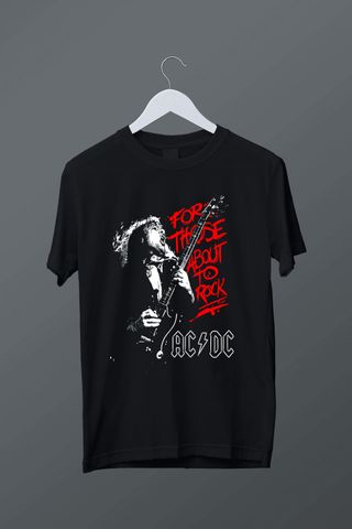 Camiseta AC/DC Negra
