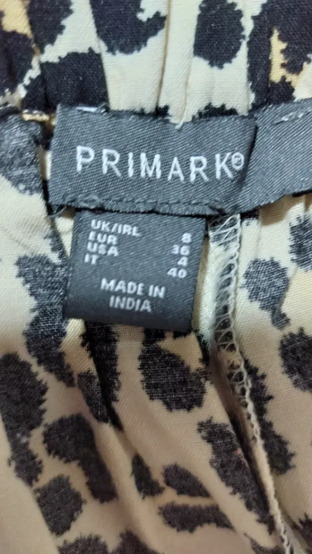 Pantalón corto animal print