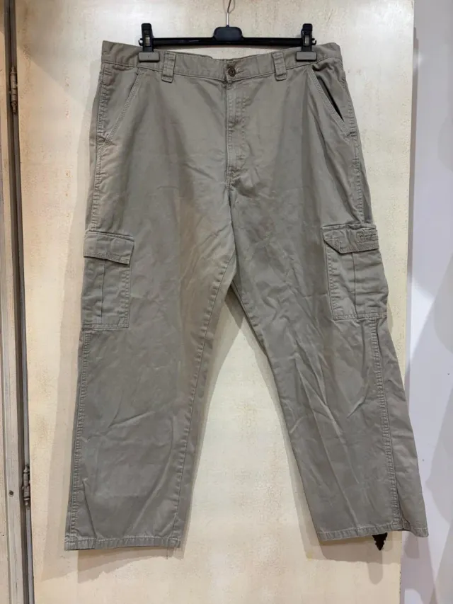 Pantaloni Cargo Beige Wrangler Taglia 38x30