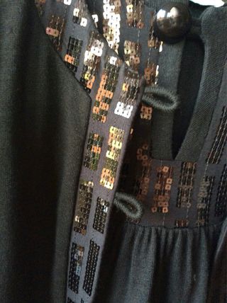 Vestido punto lentejuelas