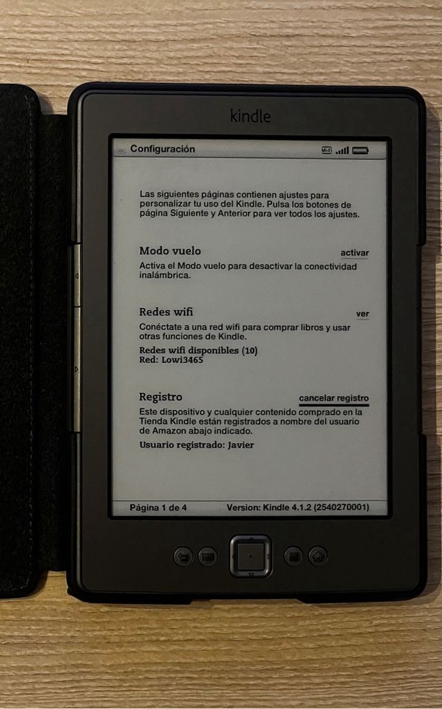 Kindle 4ª Generazione Argento