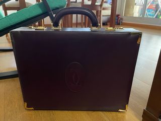 Maletín de cuero Cartier