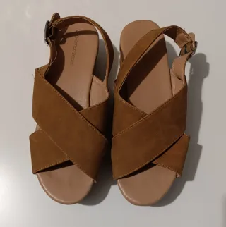 Sandalias Women'secret Beige/Marrón Talla 38