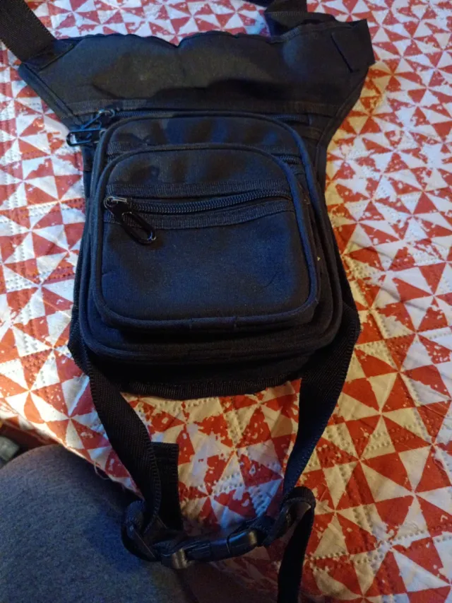 Bandolera hombre negra