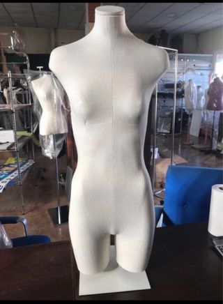 Maniquí Torso Busto Tela lino