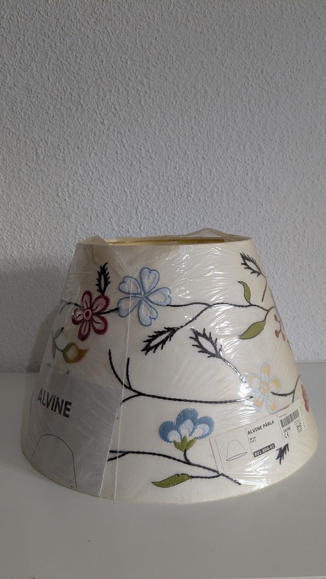 Pantalla Lámpara Ikea ALVINE PÄRLA Floral