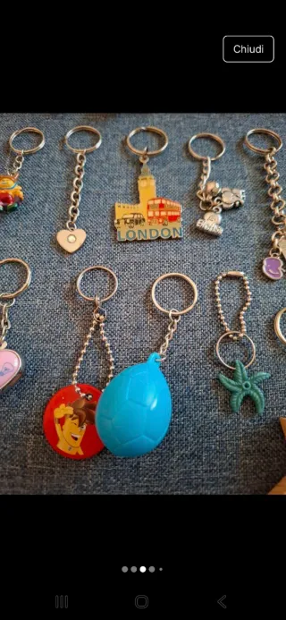 Portachiavi assortiti nuovi