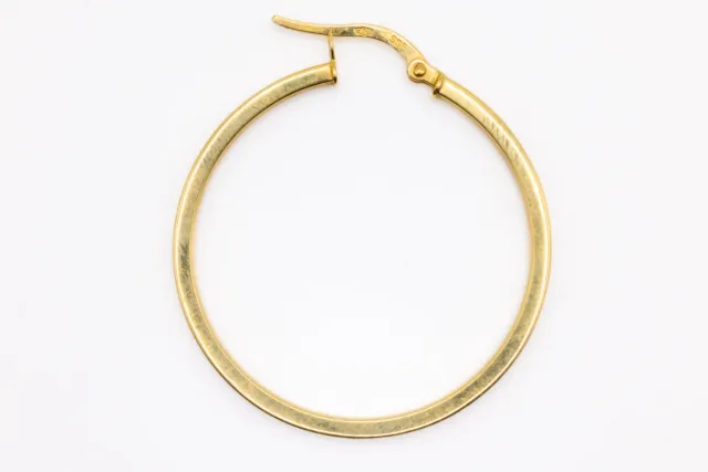 Orecchini a cerchio in oro 18k