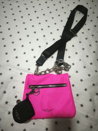 Bolso mujer Replay Rosa-negro