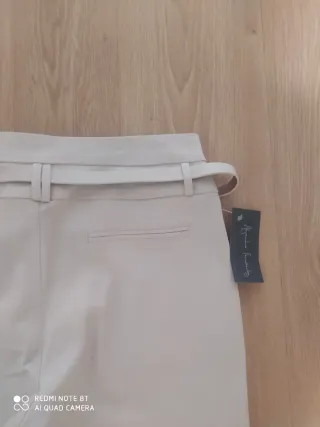 Pantalón chino pescador beige