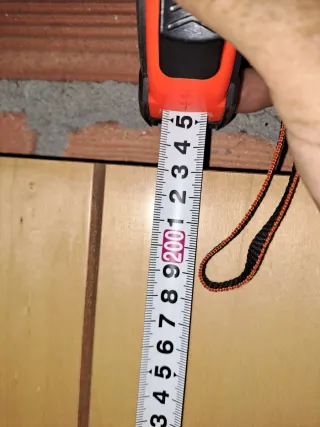 Puerta madera maciza 203x82.5