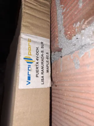 Puerta madera maciza 203x82.5