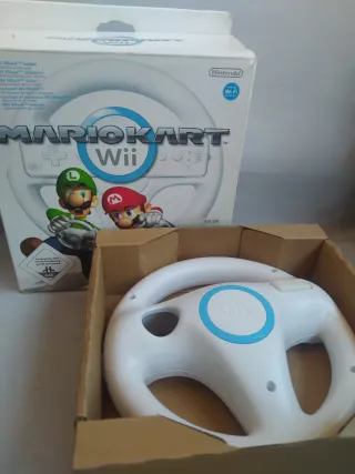 Volante y Caja Mario Kart Wii