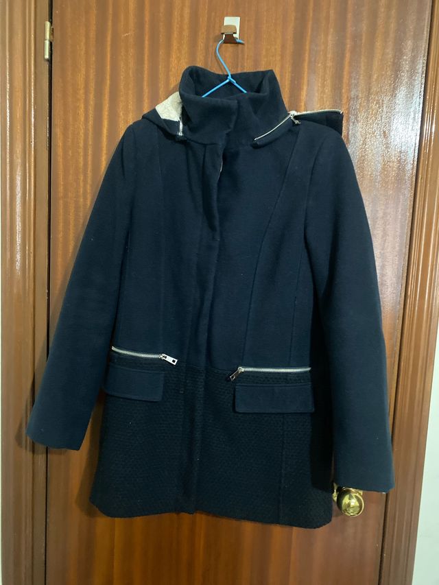 Abrigo Corte Inglés azul marino Mujer