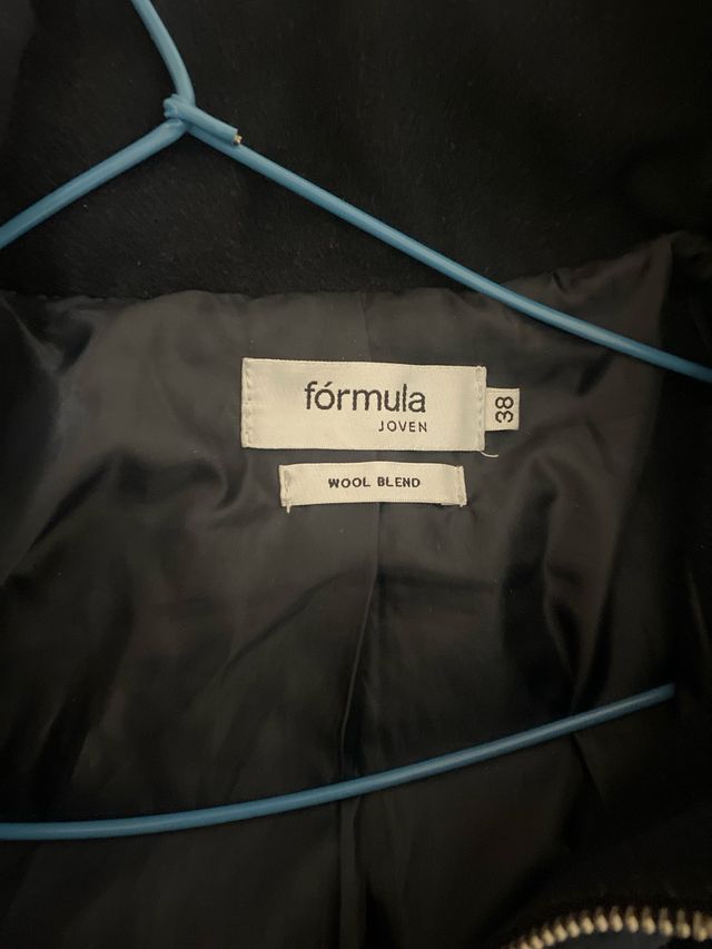 Abrigo Corte Inglés azul marino Mujer