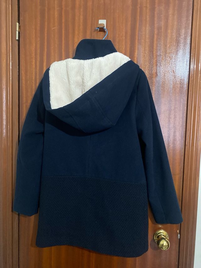 Abrigo Corte Inglés azul marino Mujer