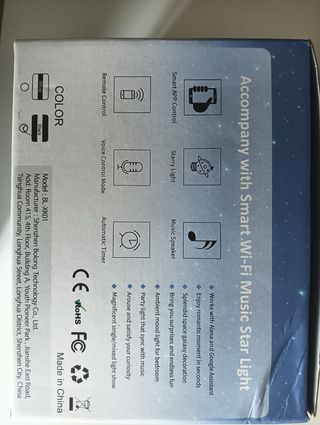 Lámpara Galaxia Star Light Wi-Fi