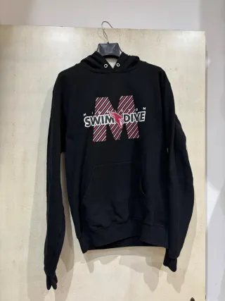 Felpa Champion Nera Logo M Swim-Dive Taglia S