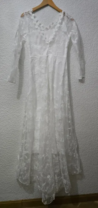 Vestido de Novia Blanco Encaje