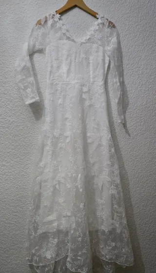 Vestido de Novia Blanco Encaje