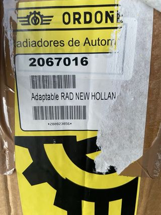 Radiador Agua Latón 