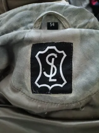 Motera cuero auténtico Sluisleder XXL Medidas indi