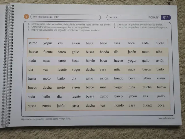 Mejorar la lectura : ejecución y velocidad lect...
