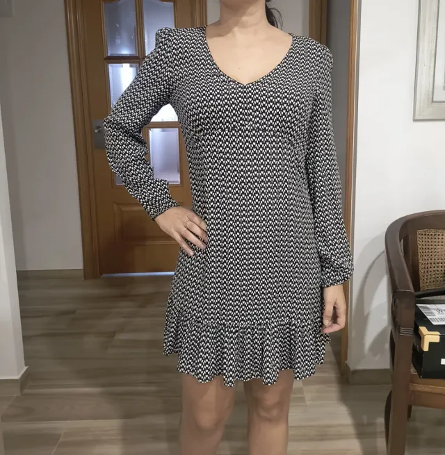 Vestito EseOese a stampa geometrica