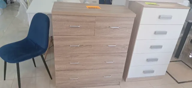 Cómoda Sinfonier Madera y Tela