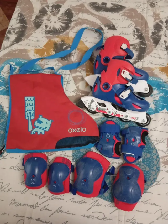 Conjunto Patines y Protecciones Oxelo
N.
32/34