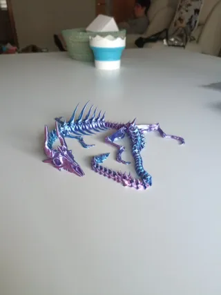 Figura Esqueleto Dragón 3D