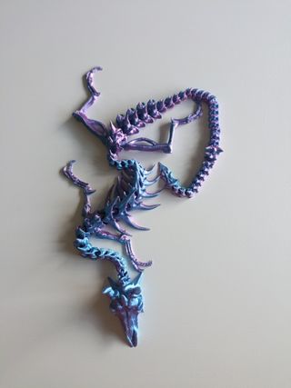 Figura Esqueleto Dragón 3D