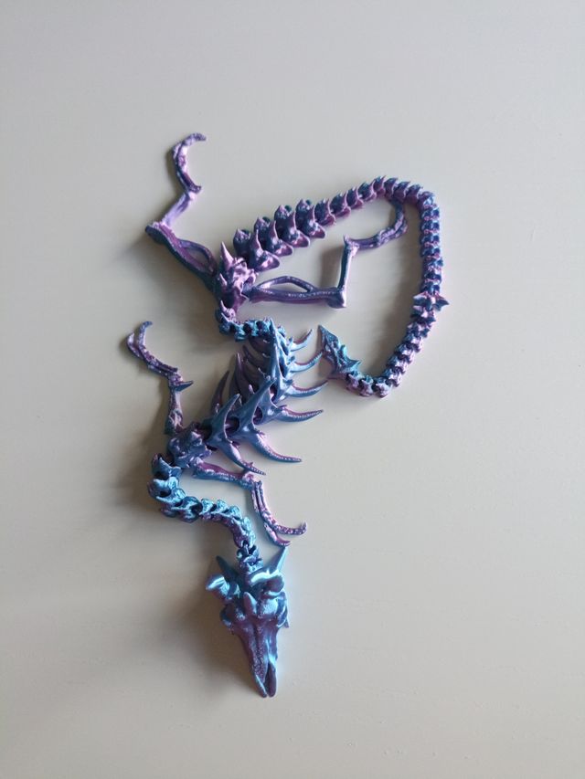 Figura Esqueleto Dragón 3D
