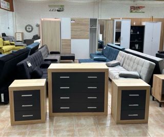 Muebles de habitación madera y negro