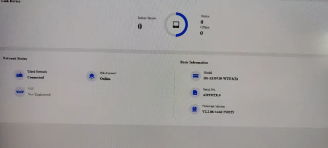 Hikvision DS-KH9510-WTE1(B) Monitor videoportero