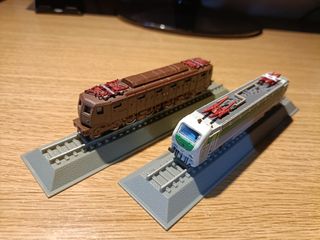 Lotto 2 Locomotrici italiane sc.N 1:160 statiche