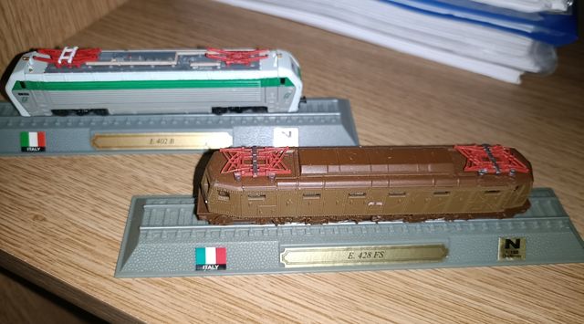 Lotto 2 Locomotrici italiane sc.N 1:160 statiche