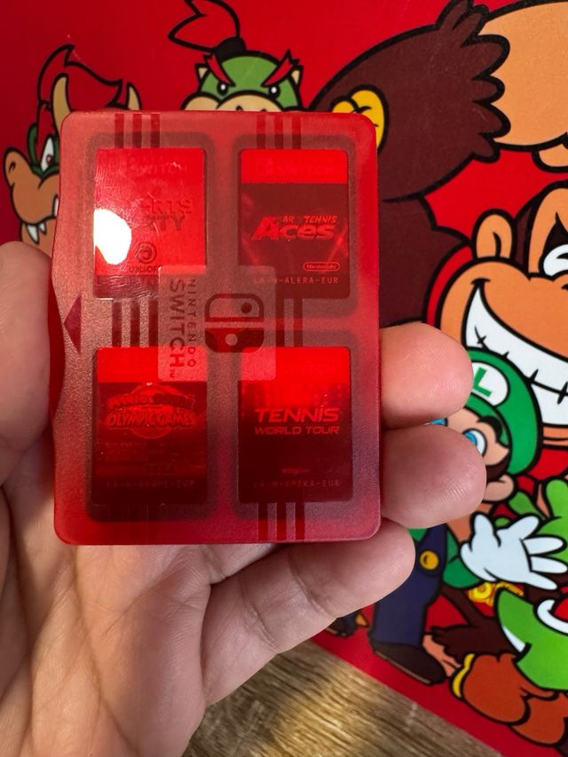 Pacchetto 4 Giochi Nintendo Switch: Mario Tennis Aces, Sports Party, Mario & Sonic ai Giochi Olimpici, Tennis World Tour