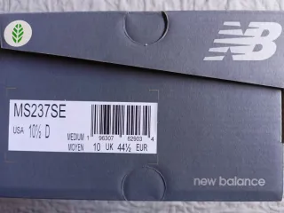 Zapatillas New Balance 237 talla 44.5 blanco/crudo