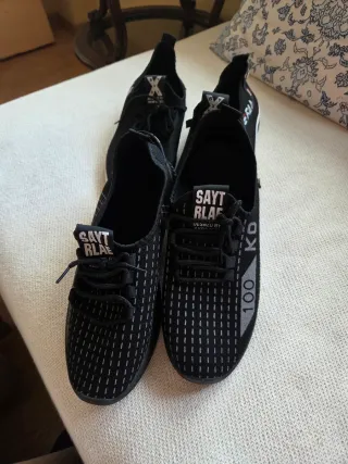 2 Pares Zapatos Deportivos Hombre Negros