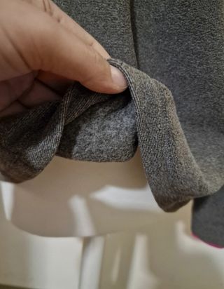 Felpa Quechua Grigia Zip Rosa Taglia L