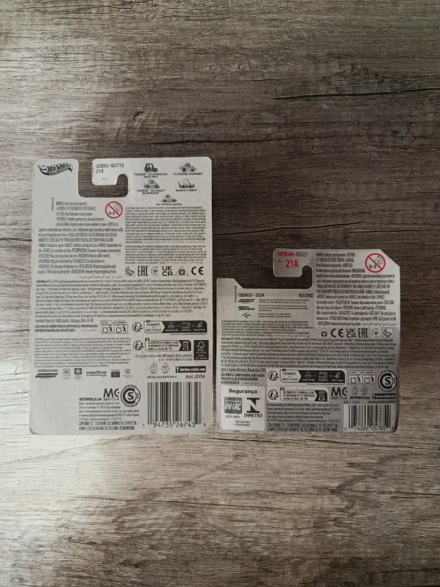 Pack 2 Hot Wheels: Supra e Dodge Fast and Furious