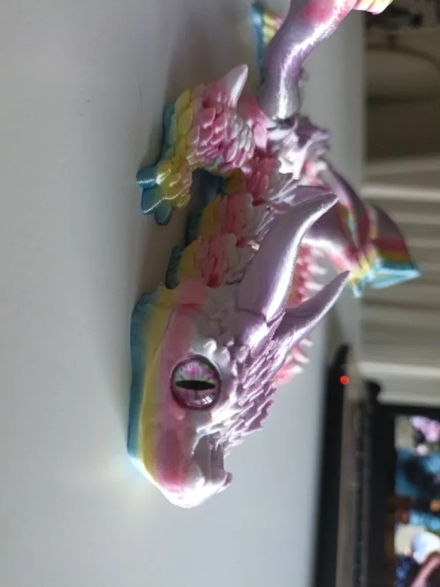 Figura Dragón Alado 3D