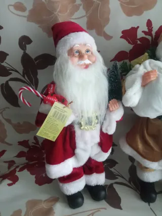 Collezione 3 Babbi Natale con cartellino