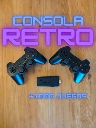 CONSOLA RETRO CON DOS MANDOS PARA TV -ENVIO RÁPIDO