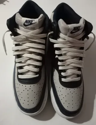 Nike Court Vision Mid Blu/Bianco