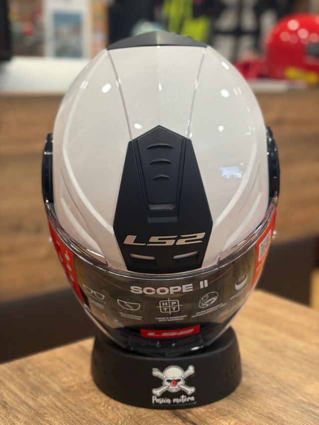 Casco LS2 Scooe II Blanco Perlado