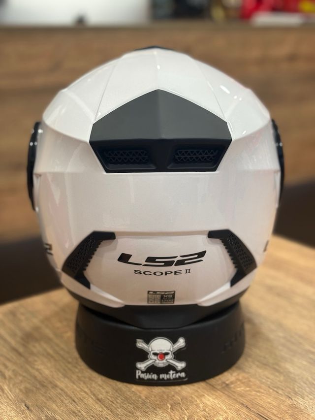 Casco LS2 Scooe II Blanco Perlado