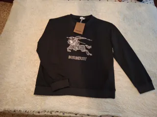 Sudadera Burberry Negra Hombre